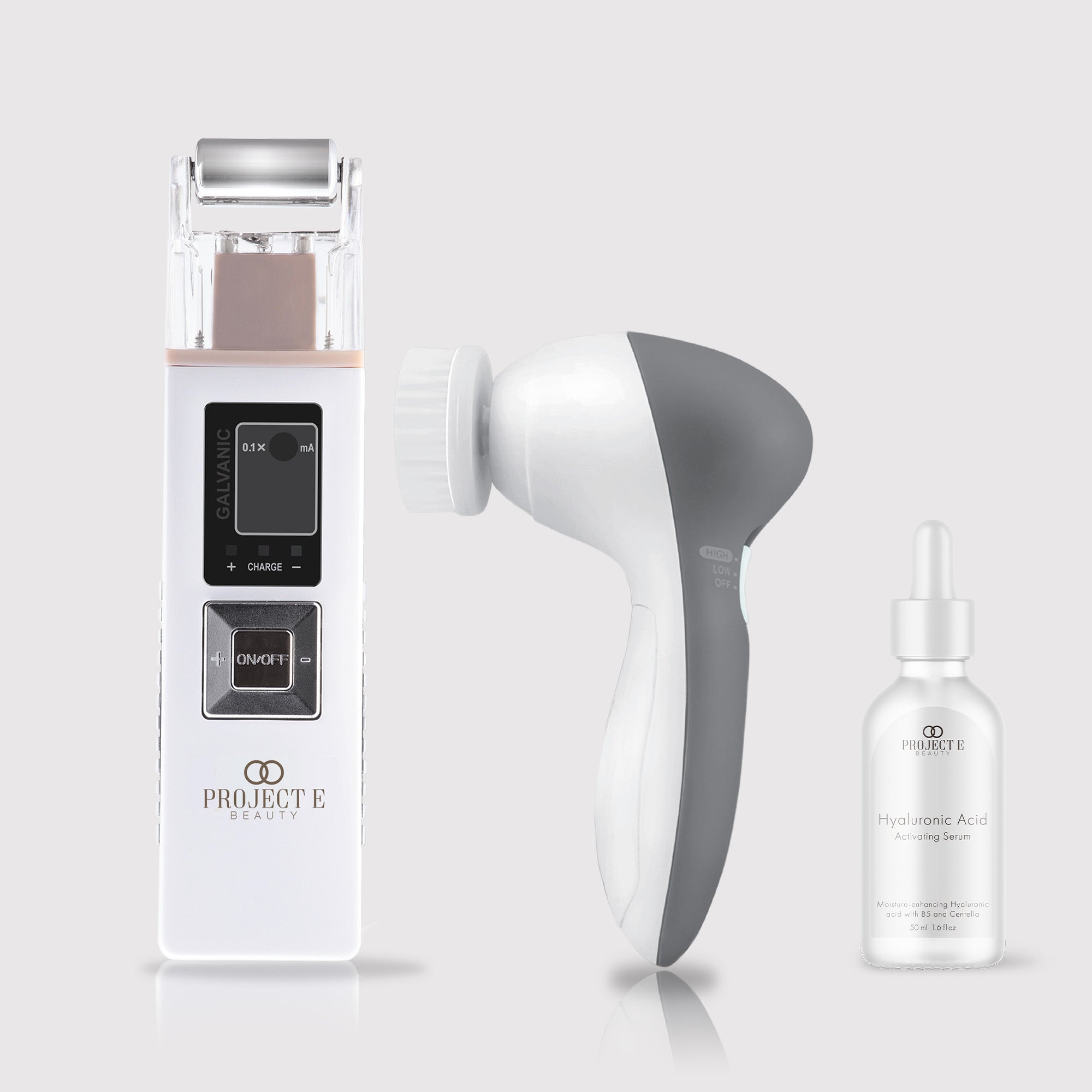 Galvanic Skin Renewal Kit: Deep cleans, boosts absorption, and plumps for radiant, glowing skin.